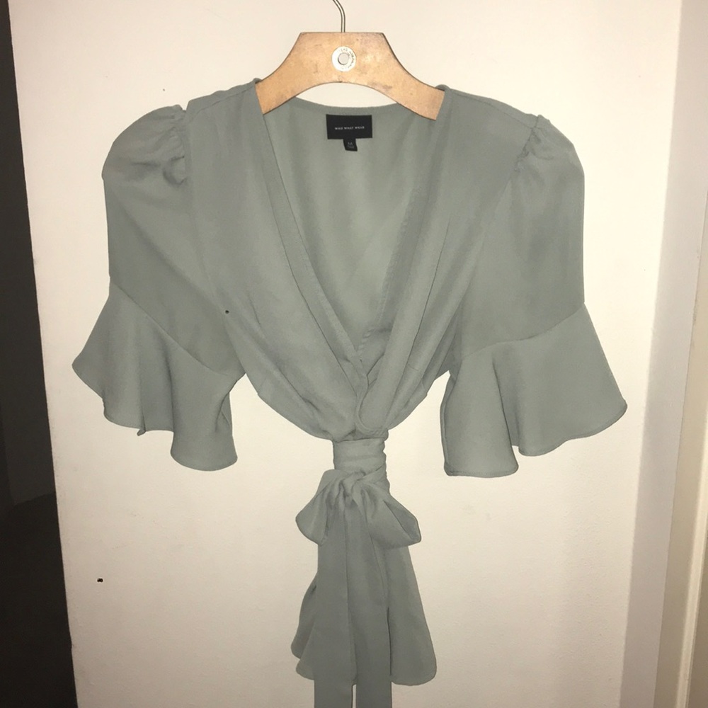 Mint Green Blouse